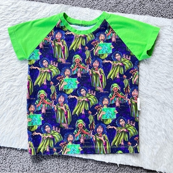 Handmade Disney Encanto Bruno kids tee size 5 - Picture 1 of 5